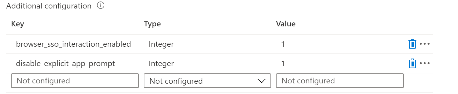 SSO experience with Safari browser